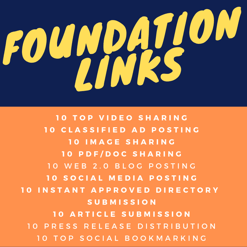 Foundation links for seo