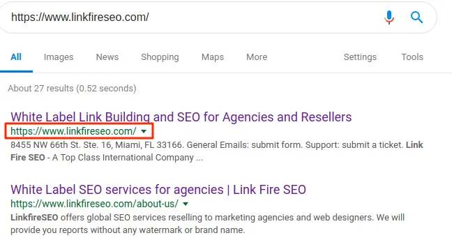 page indexing
